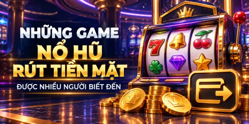 Những game nổ hũ rút tiền mặt được nhiều người biết đến