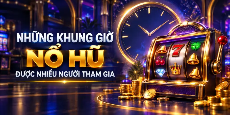 Những khung giờ nổ hũ được nhiều người tham gia
